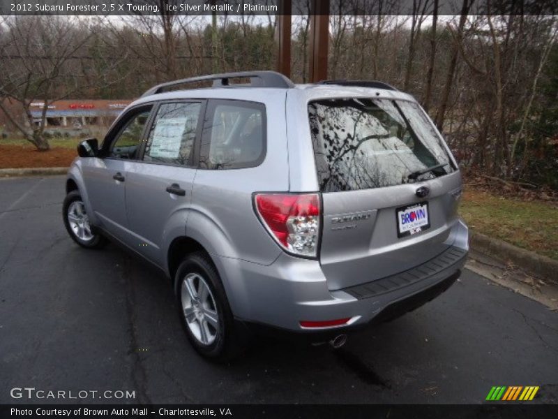 Ice Silver Metallic / Platinum 2012 Subaru Forester 2.5 X Touring