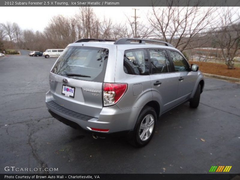 Ice Silver Metallic / Platinum 2012 Subaru Forester 2.5 X Touring