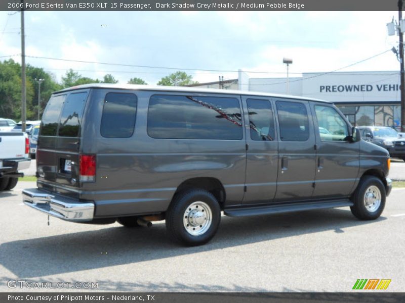 Dark Shadow Grey Metallic / Medium Pebble Beige 2006 Ford E Series Van E350 XLT 15 Passenger