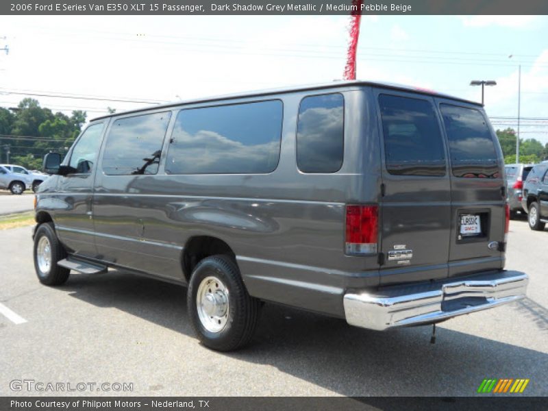 Dark Shadow Grey Metallic / Medium Pebble Beige 2006 Ford E Series Van E350 XLT 15 Passenger
