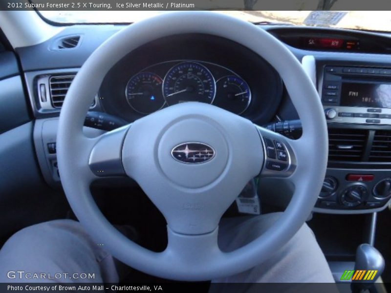 Ice Silver Metallic / Platinum 2012 Subaru Forester 2.5 X Touring