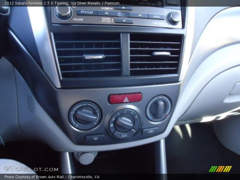 Ice Silver Metallic / Platinum 2012 Subaru Forester 2.5 X Touring