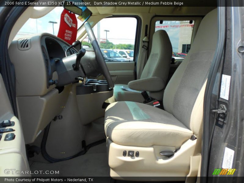 Dark Shadow Grey Metallic / Medium Pebble Beige 2006 Ford E Series Van E350 XLT 15 Passenger