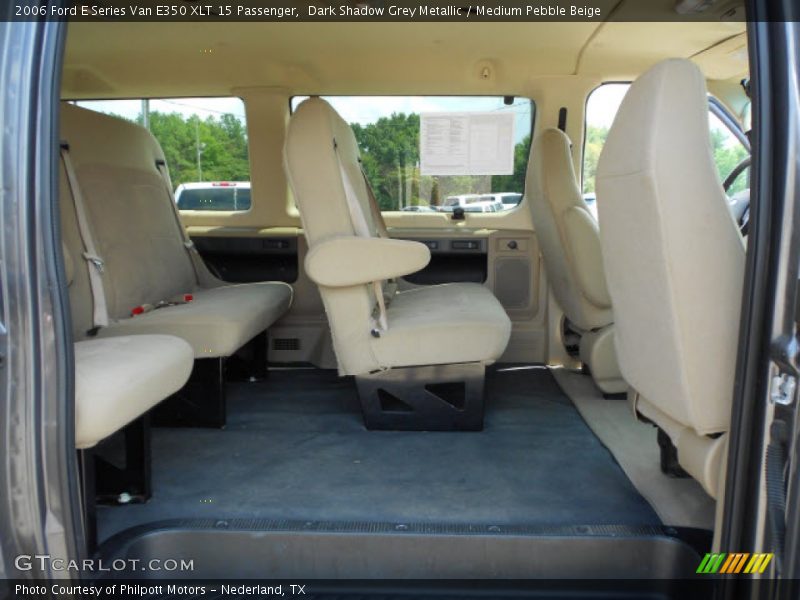 Dark Shadow Grey Metallic / Medium Pebble Beige 2006 Ford E Series Van E350 XLT 15 Passenger
