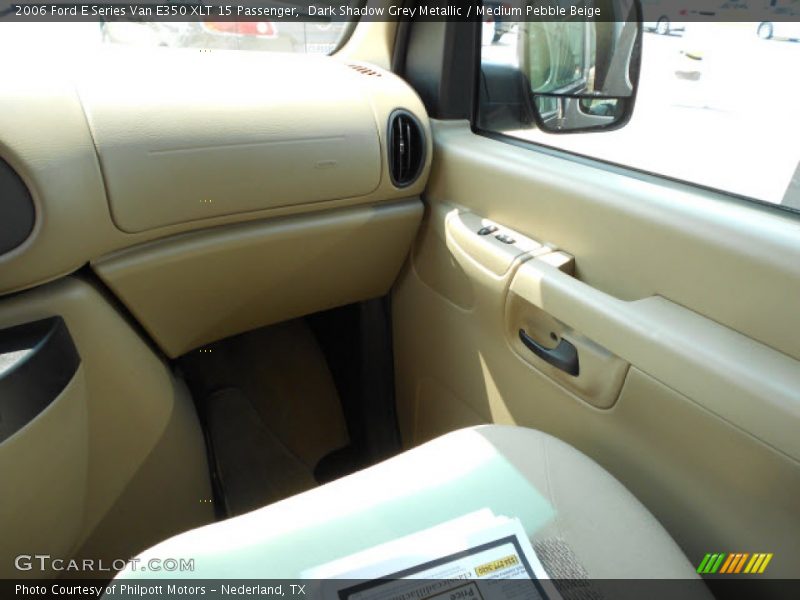 Dark Shadow Grey Metallic / Medium Pebble Beige 2006 Ford E Series Van E350 XLT 15 Passenger