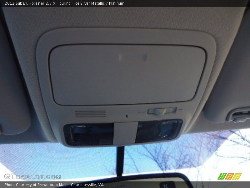 Ice Silver Metallic / Platinum 2012 Subaru Forester 2.5 X Touring