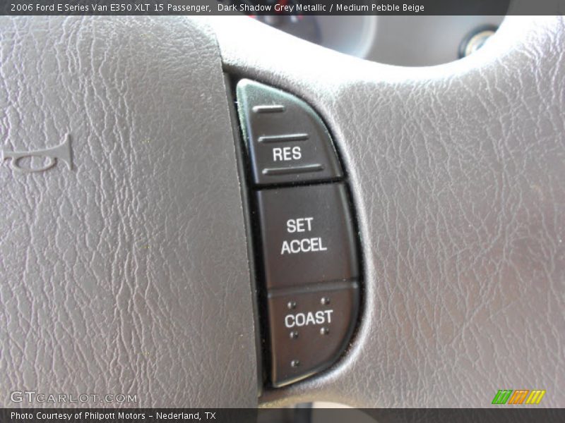 Dark Shadow Grey Metallic / Medium Pebble Beige 2006 Ford E Series Van E350 XLT 15 Passenger