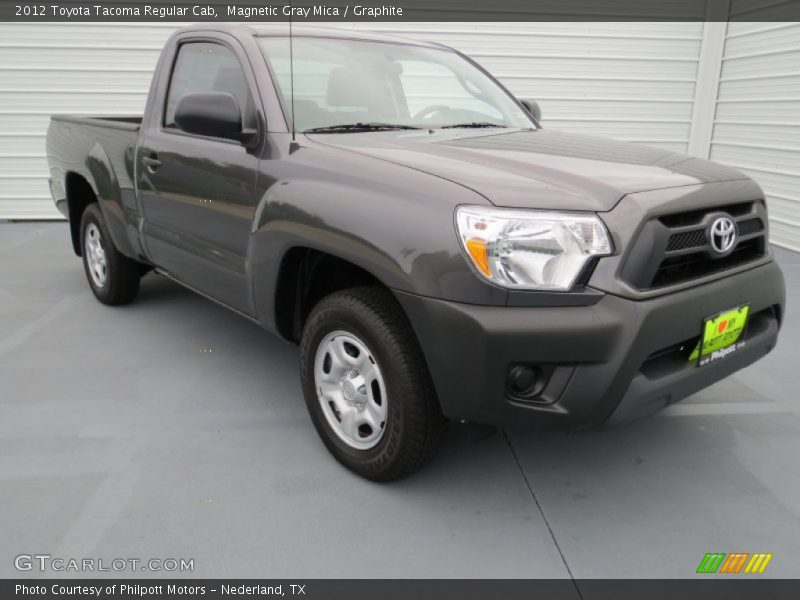 Magnetic Gray Mica / Graphite 2012 Toyota Tacoma Regular Cab