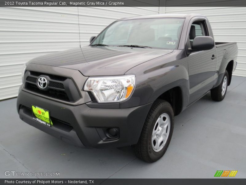 Magnetic Gray Mica / Graphite 2012 Toyota Tacoma Regular Cab