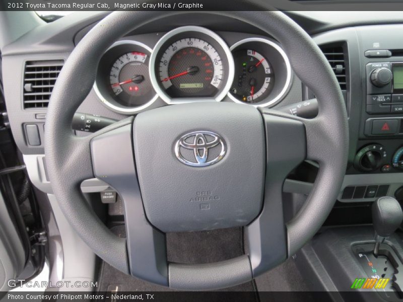 Magnetic Gray Mica / Graphite 2012 Toyota Tacoma Regular Cab