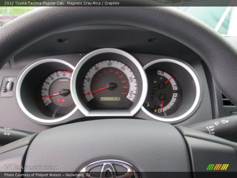 Magnetic Gray Mica / Graphite 2012 Toyota Tacoma Regular Cab