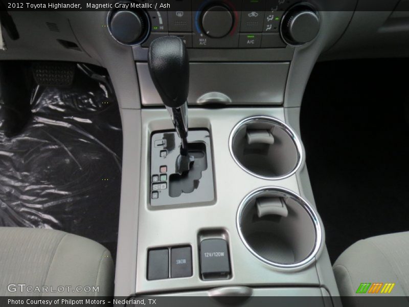 Magnetic Gray Metallic / Ash 2012 Toyota Highlander