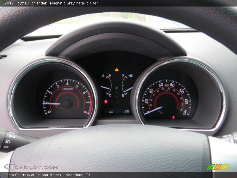 Magnetic Gray Metallic / Ash 2012 Toyota Highlander