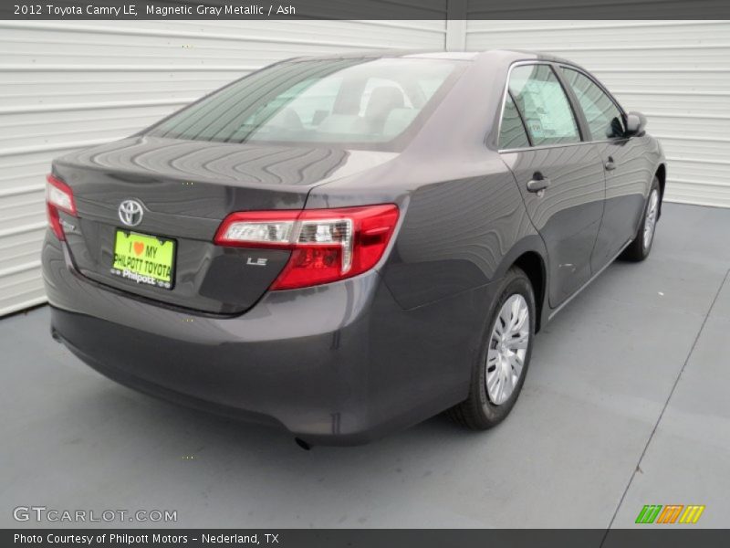 Magnetic Gray Metallic / Ash 2012 Toyota Camry LE