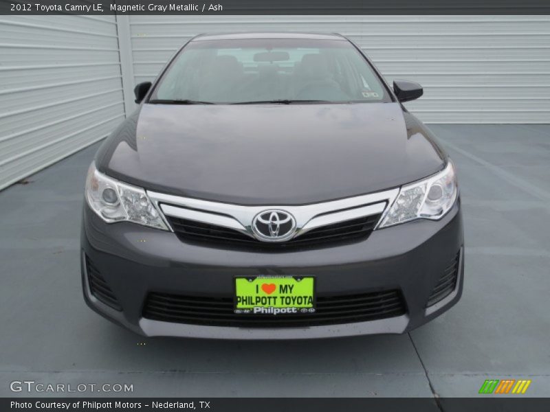 Magnetic Gray Metallic / Ash 2012 Toyota Camry LE
