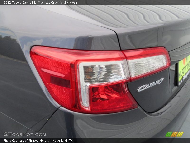 Magnetic Gray Metallic / Ash 2012 Toyota Camry LE