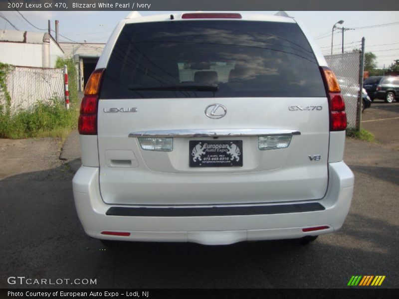 Blizzard White Pearl / Ivory 2007 Lexus GX 470