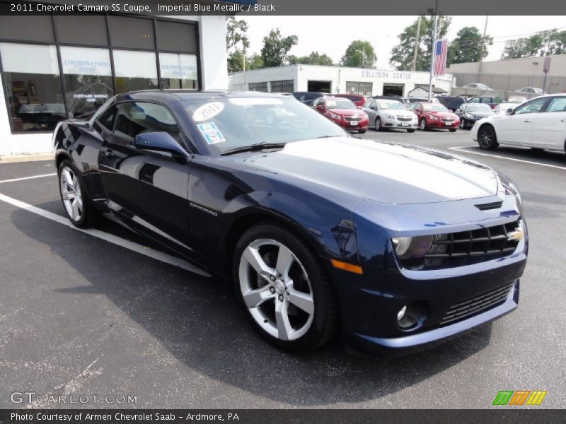 Imperial Blue Metallic / Black 2011 Chevrolet Camaro SS Coupe