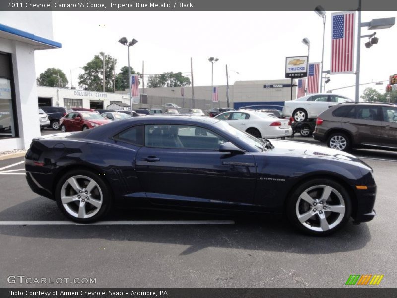 Imperial Blue Metallic / Black 2011 Chevrolet Camaro SS Coupe