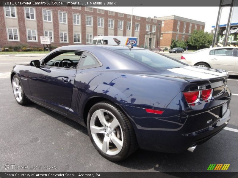 Imperial Blue Metallic / Black 2011 Chevrolet Camaro SS Coupe