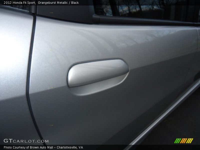 Orangeburst Metallic / Black 2012 Honda Fit Sport