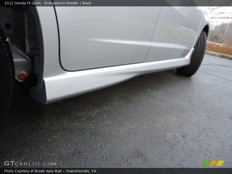 Orangeburst Metallic / Black 2012 Honda Fit Sport