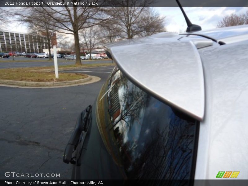 Orangeburst Metallic / Black 2012 Honda Fit Sport