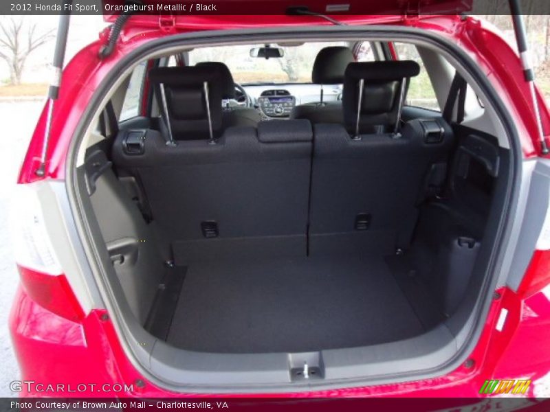 Orangeburst Metallic / Black 2012 Honda Fit Sport