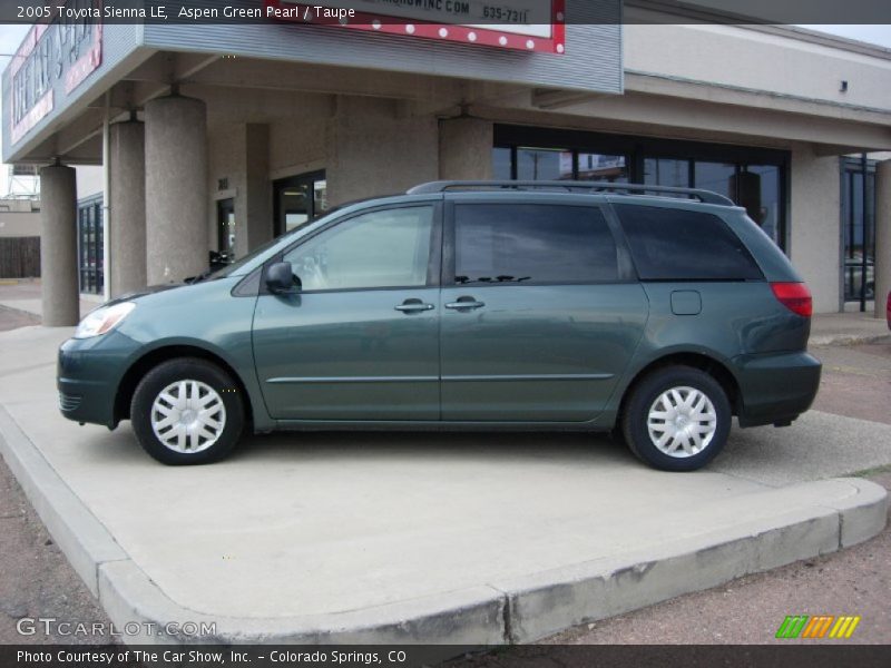 Aspen Green Pearl / Taupe 2005 Toyota Sienna LE