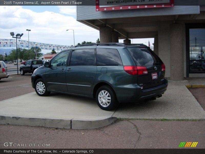 Aspen Green Pearl / Taupe 2005 Toyota Sienna LE