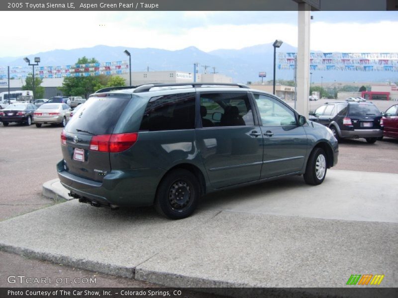 Aspen Green Pearl / Taupe 2005 Toyota Sienna LE