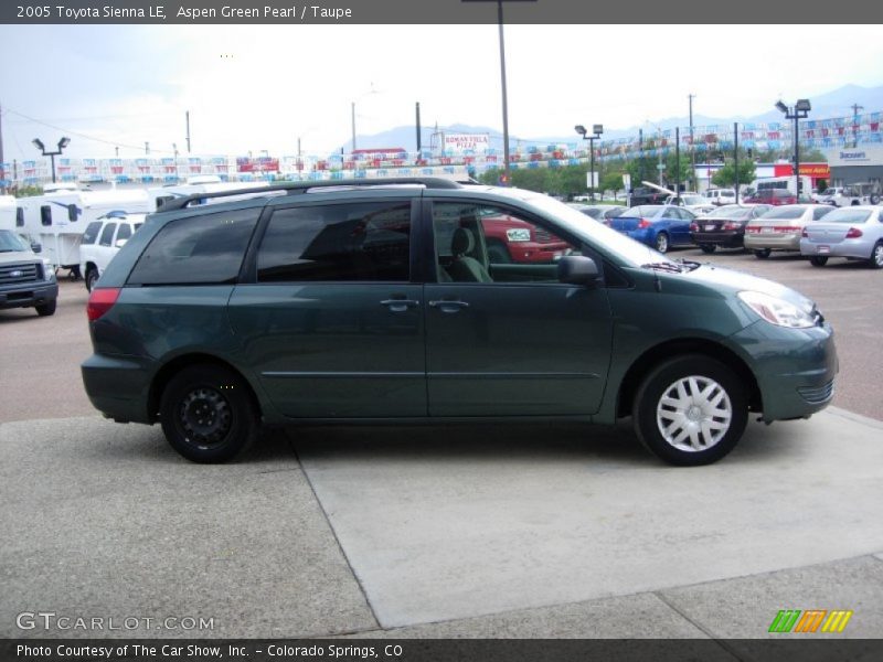 Aspen Green Pearl / Taupe 2005 Toyota Sienna LE