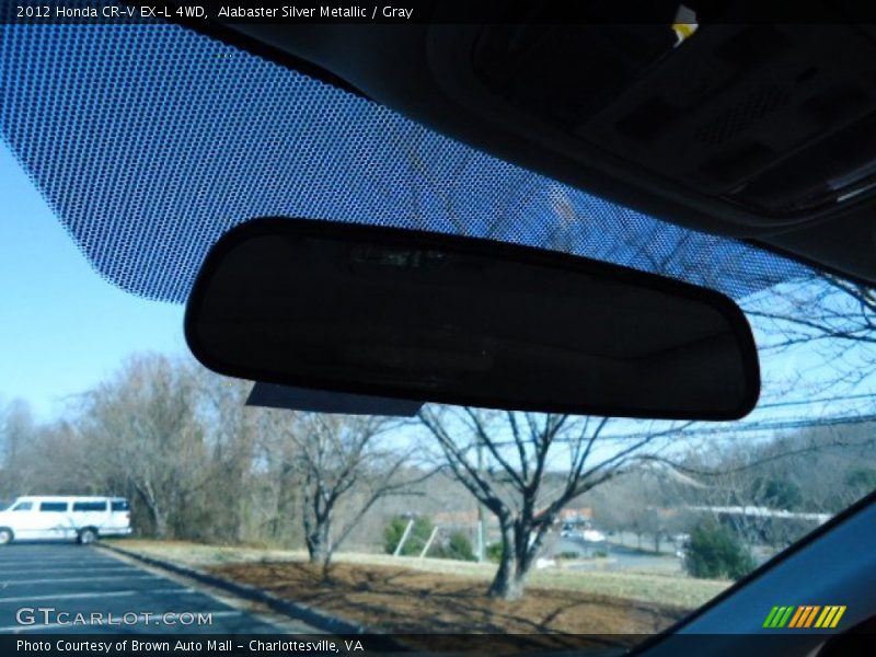 Alabaster Silver Metallic / Gray 2012 Honda CR-V EX-L 4WD