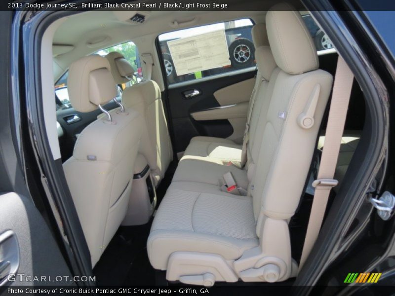 Brilliant Black Crystal Pearl / Black/Light Frost Beige 2013 Dodge Journey SE