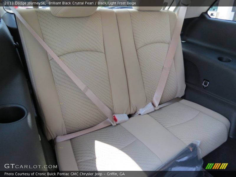 Brilliant Black Crystal Pearl / Black/Light Frost Beige 2013 Dodge Journey SE