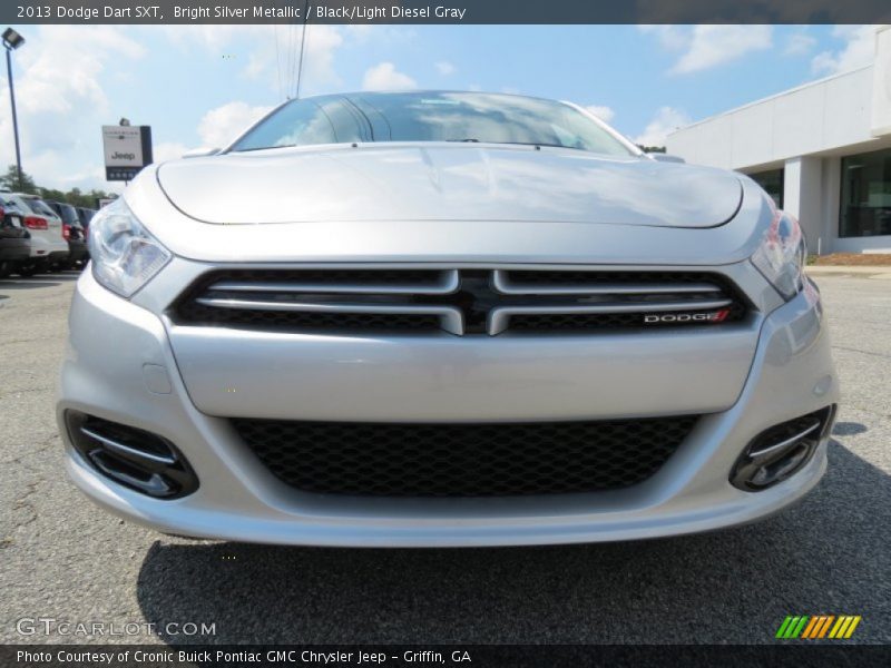 Bright Silver Metallic / Black/Light Diesel Gray 2013 Dodge Dart SXT
