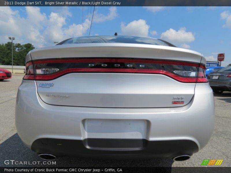 Bright Silver Metallic / Black/Light Diesel Gray 2013 Dodge Dart SXT