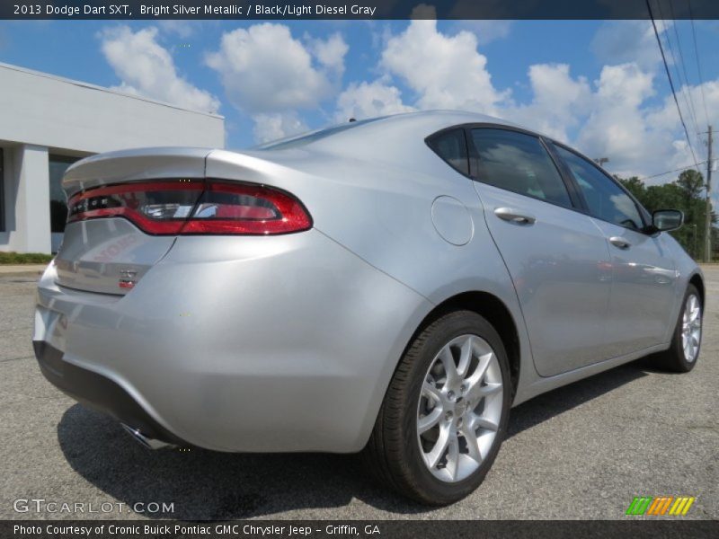 Bright Silver Metallic / Black/Light Diesel Gray 2013 Dodge Dart SXT