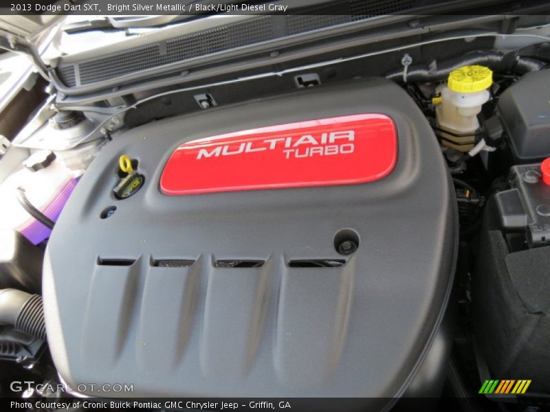 Bright Silver Metallic / Black/Light Diesel Gray 2013 Dodge Dart SXT