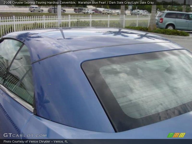 Marathon Blue Pearl / Dark Slate Gray/Light Slate Gray 2008 Chrysler Sebring Touring Hardtop Convertible