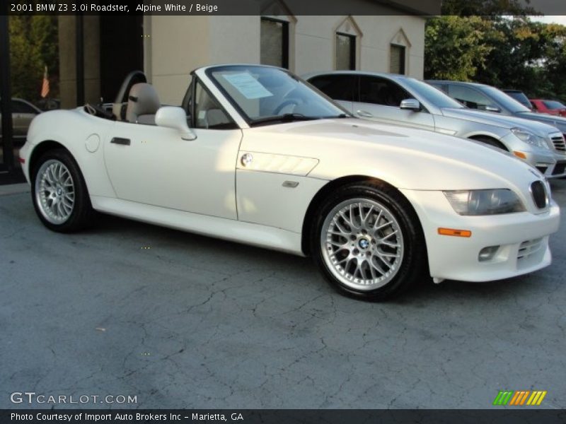  2001 Z3 3.0i Roadster Alpine White