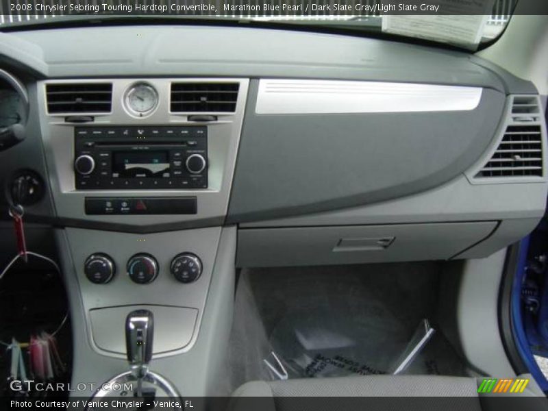 Marathon Blue Pearl / Dark Slate Gray/Light Slate Gray 2008 Chrysler Sebring Touring Hardtop Convertible