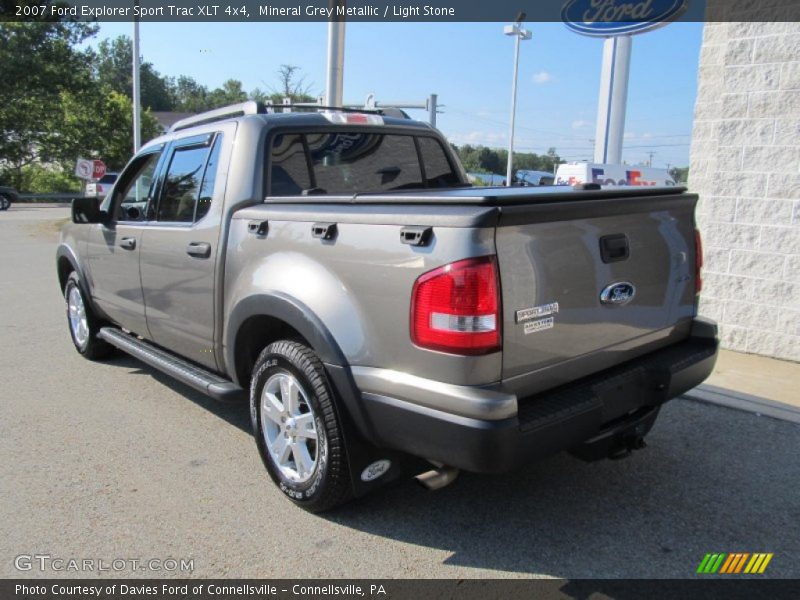Mineral Grey Metallic / Light Stone 2007 Ford Explorer Sport Trac XLT 4x4