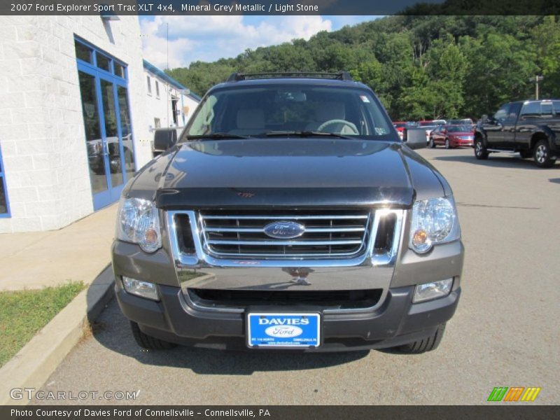 Mineral Grey Metallic / Light Stone 2007 Ford Explorer Sport Trac XLT 4x4
