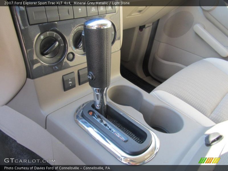 Mineral Grey Metallic / Light Stone 2007 Ford Explorer Sport Trac XLT 4x4