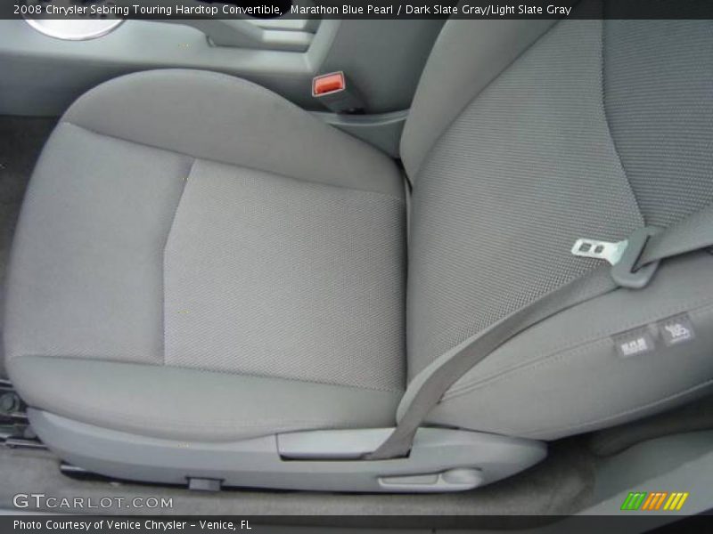 Marathon Blue Pearl / Dark Slate Gray/Light Slate Gray 2008 Chrysler Sebring Touring Hardtop Convertible