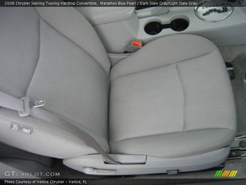 Marathon Blue Pearl / Dark Slate Gray/Light Slate Gray 2008 Chrysler Sebring Touring Hardtop Convertible