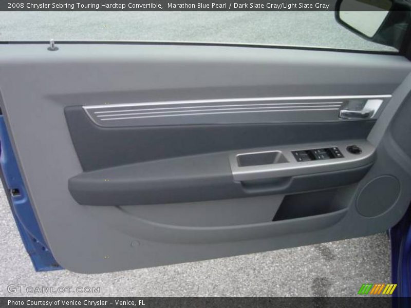 Marathon Blue Pearl / Dark Slate Gray/Light Slate Gray 2008 Chrysler Sebring Touring Hardtop Convertible