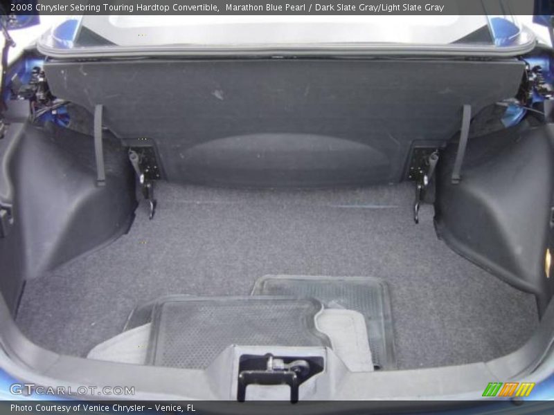 Marathon Blue Pearl / Dark Slate Gray/Light Slate Gray 2008 Chrysler Sebring Touring Hardtop Convertible