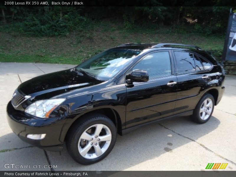 Black Onyx / Black 2008 Lexus RX 350 AWD